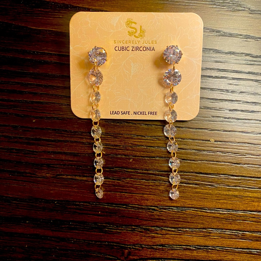 NEW Sincerely Jules dangle drop earrings